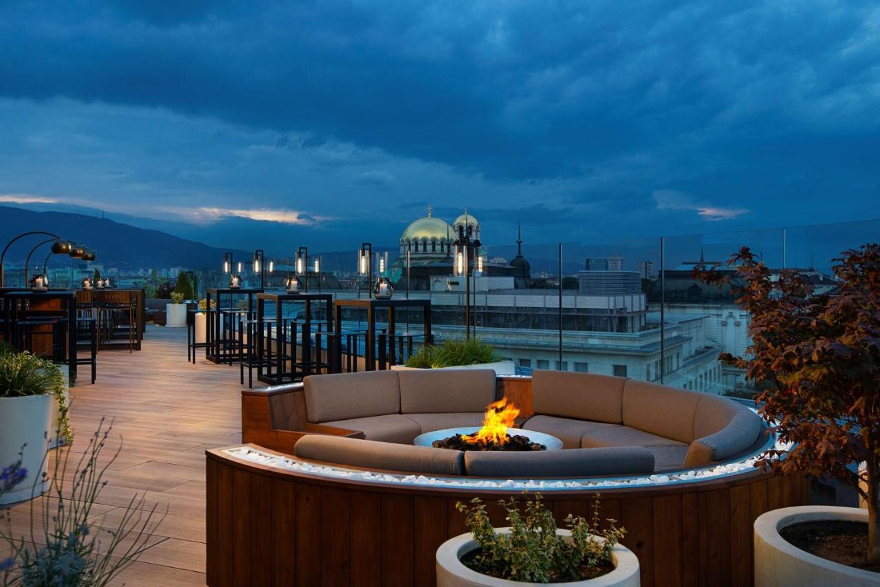 索非亚凯悦酒店 索菲亞 外观 照片 The Sky Bar
