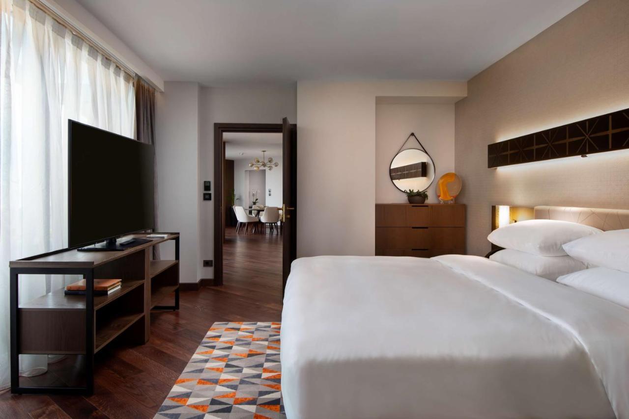 索非亚凯悦酒店 索菲亞 外观 照片 A bedroom at the hotel