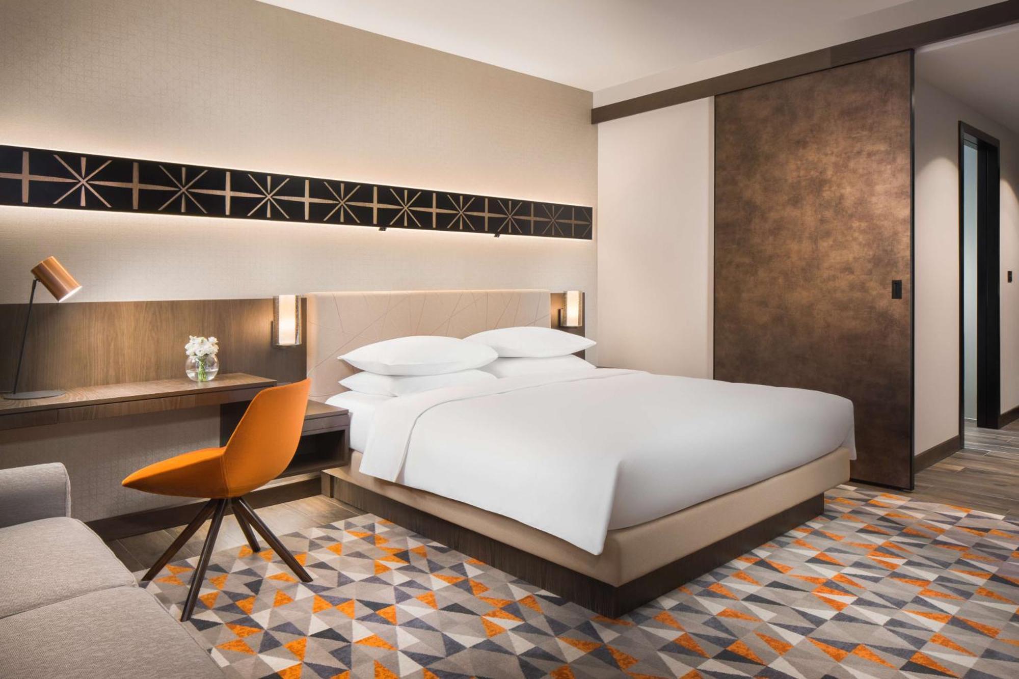 索非亚凯悦酒店 索菲亞 外观 照片 A guest room at the hotel
